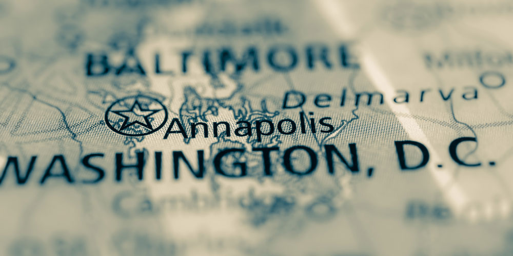 annapolis baltimore dc map image